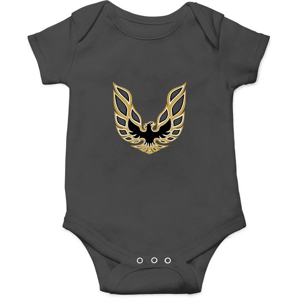 Trans Am Firebird Logo Cotton Plus T-Shirt Tees Vibrant Red Brickwall Onesies-image