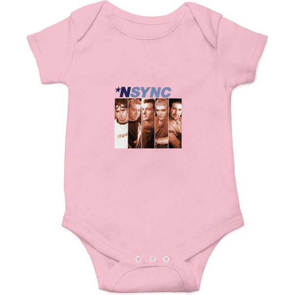 Nsync Band Nsync Band Logo Onesies