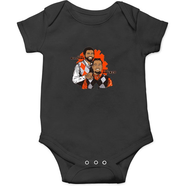 Caleb Williams Rome Odunze Duo Portrait Onesies-image