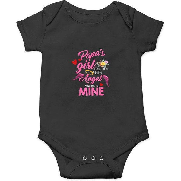 Cute Papa Girl My Angel In Heaven Mother Miss Lo Onesies-image
