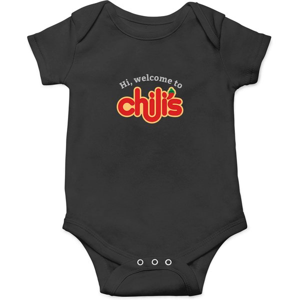 Welcome To Chilis Onesies-image