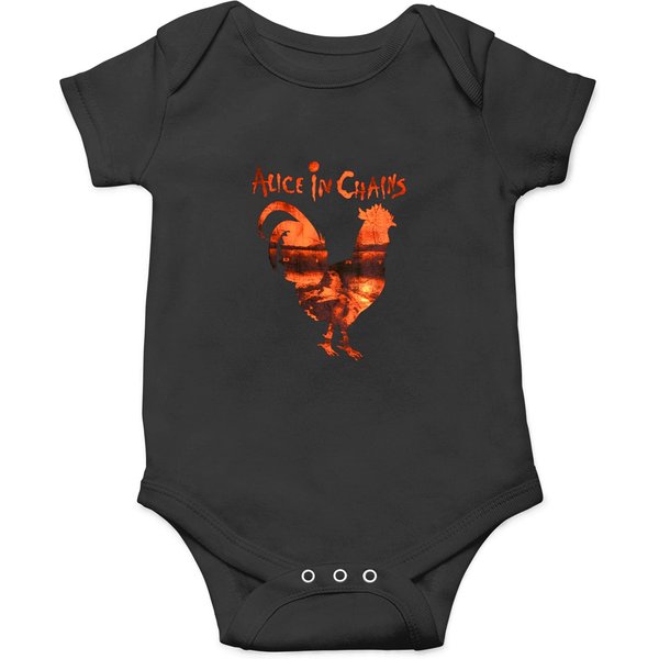 Alc Band Rooster Dirt Layne Staley Rock T-Shirt Onesies-image