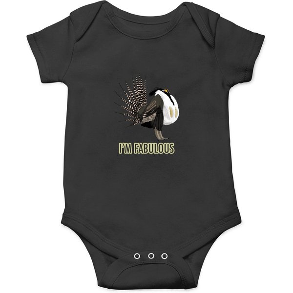 Fabulous Gunnison Sage-Grouse (Support The Bird Conservancy Of The Rockies) T-Shirt Onesies-image