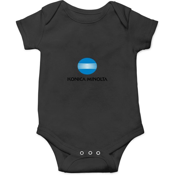 Retro Vintage Konica Minolta Logo T-Shirt Onesies-image