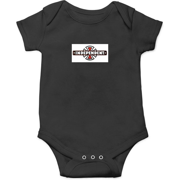Independent, Retro Skateboard T Shirt Design Poster Onesies-image