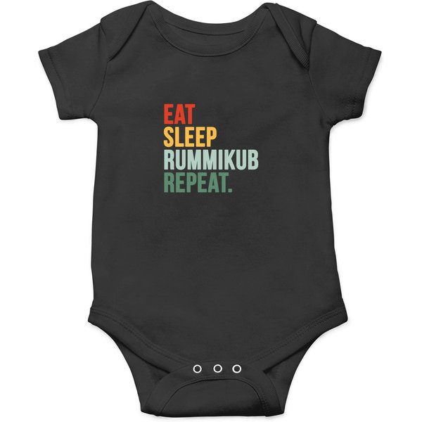 Eat Sleep Rummikub Repeat T-Shirt Onesies-image