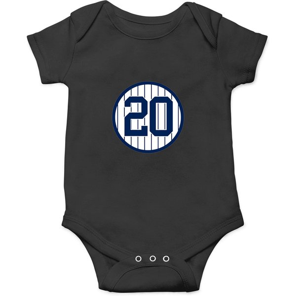 Jorge Posada 20 Jersey Number Onesies-image