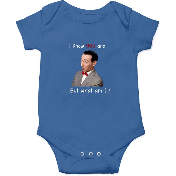 Pee Wee Herman I Know You Are But What Am I Onesies-image