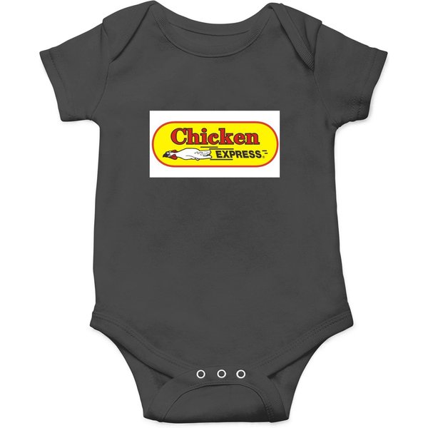 Chiken Express Tshirt Logo Restaurant Onesies-image
