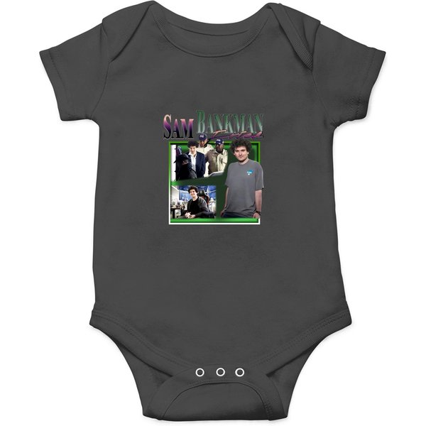 Sam Bankman-fried Homage Onesies, Crypo Currency Inspired Onesies