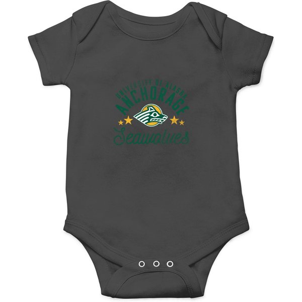 University Of Alaska Anchorage Seawolves Logo Onesies-image
