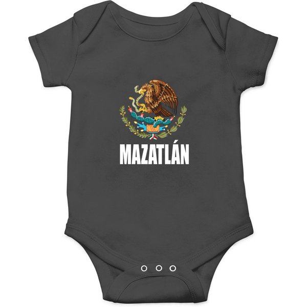 Mazatlan Sinaloa Mexico Mexican Eagle Escudo Onesies-image