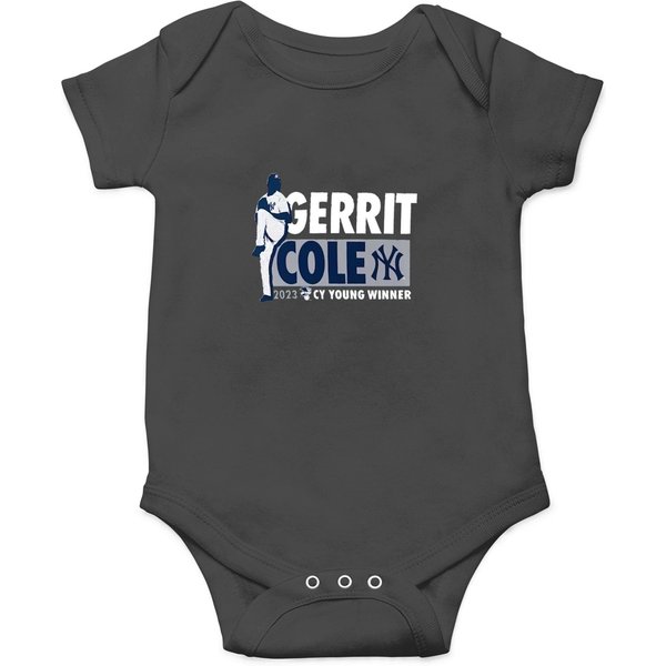 Gerrit Cole New York Baseball 2023 Al Cy Young Award Winner Onesies-image