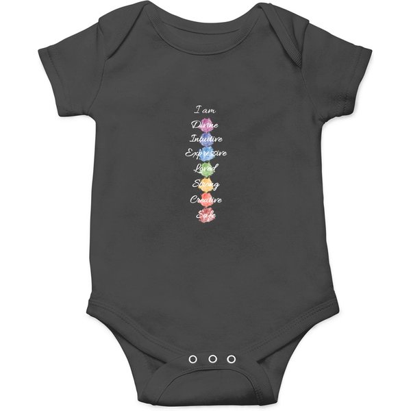 Chakra Energy Affirmation Onesies-image
