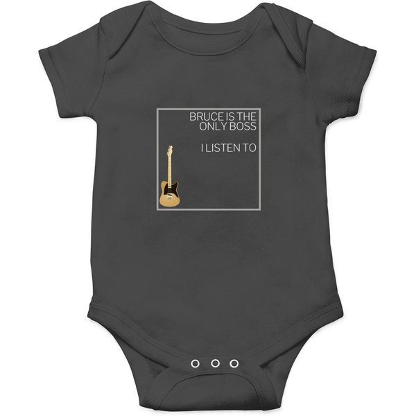 Bruce Is The Only Boss I Listen To Unisex Onesies Super Soft Bruce Springsteen Onesies-image