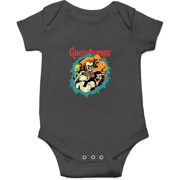 Goosebump Vintage Onesies, Horror Halloween Onesies-image