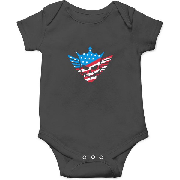 Cody Rhodes American Nightmare Skull Wrestling Fan Onesies-image