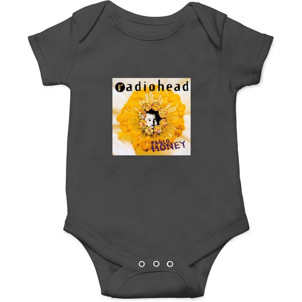 Cool Radiohead Pablo Honey Album Cover Loose Sand Color Classic Onesies-image