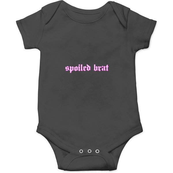 Spoiled Brat Y2K Style Typography Design Onesies-image