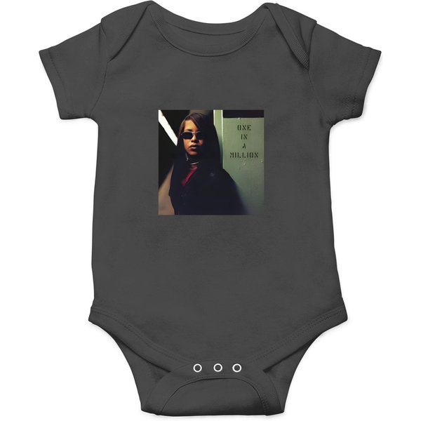 Aaliyah One In A Million Album Cover Onesies | Aaliyah Debut Album Self Titled Onesies