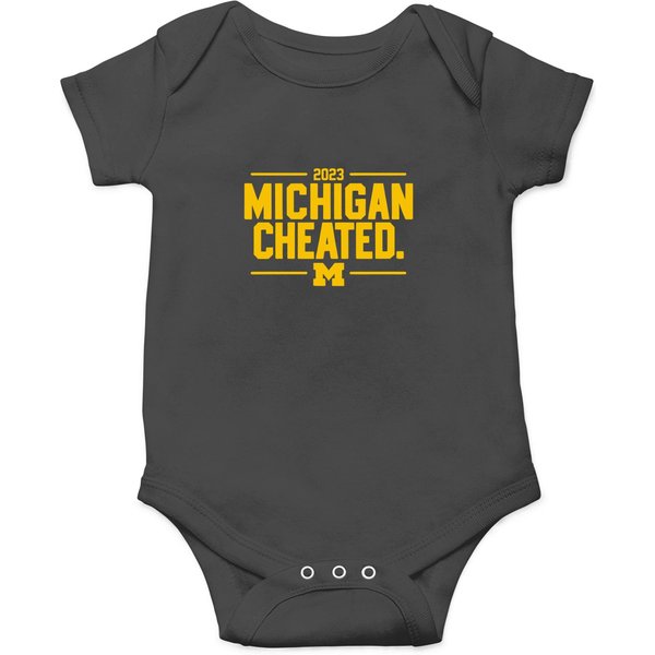 Michigan Cheated College Football Fan Onesies