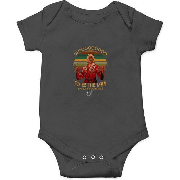 New Ric Flair Woooo To Be The Man You Gotta Beat Short Onesies