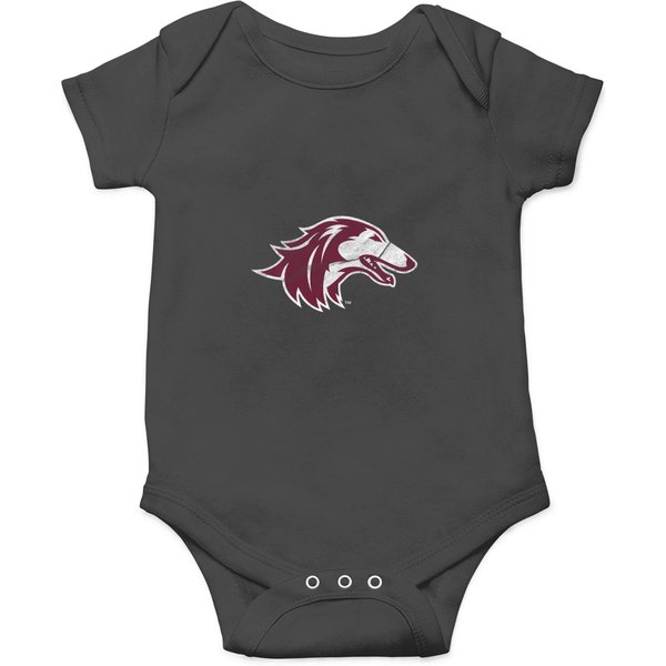 Southern Illinois University Siu Salukis Distressed Primary Pullover Onesies-image