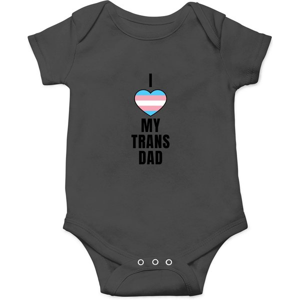 I Love My Trans Dad Onesies-image