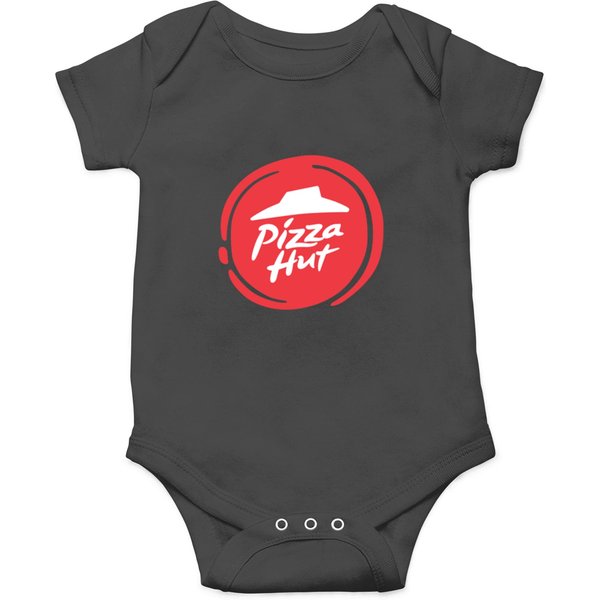 Pizza Hut Food Logo Restaurant Onesies-image