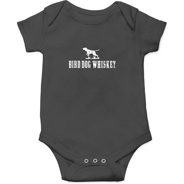 Bird Dog Whiskey Funny - Black Lab - Onesies-image