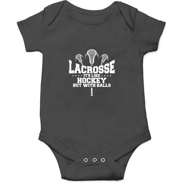 Funny Lacrosse Saying Player Team Trainer Lacrosse T Onesies-image