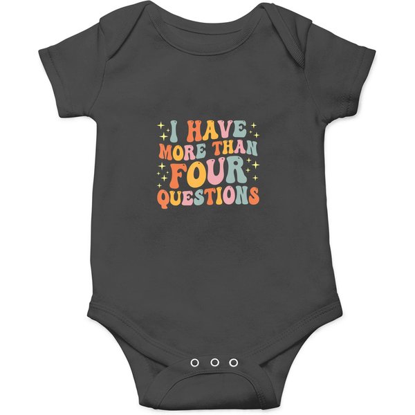 Funny Passover Seder I Have More Than Four Questions T Onesies-image