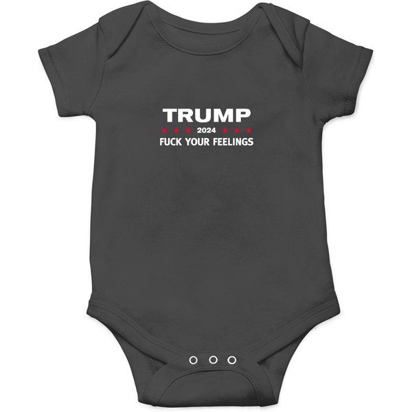 Trump 2024 Your Feelings Funny Donald Trump Onesies-image