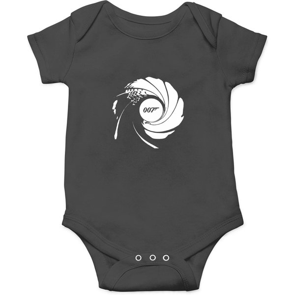 007 Barrel Inspired By James Bond Printed Onesies-image