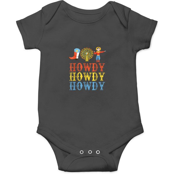 Texas Fair State Fair Cowboy Ferris Wheel County Onesies-image