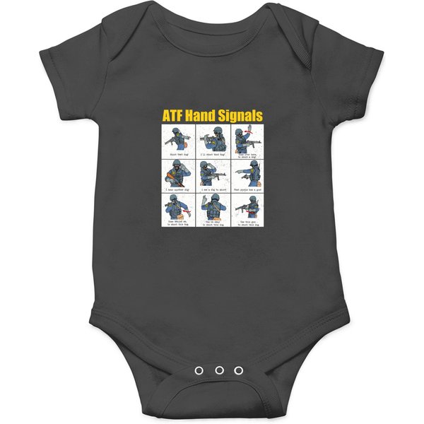 Atf Hand Signals Onesies