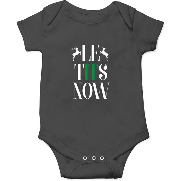 Le Tits Now Funny Christmas Onesies
