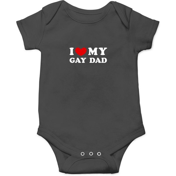 I Love My Gay Dad I Heart My Gay Dad Onesies-image