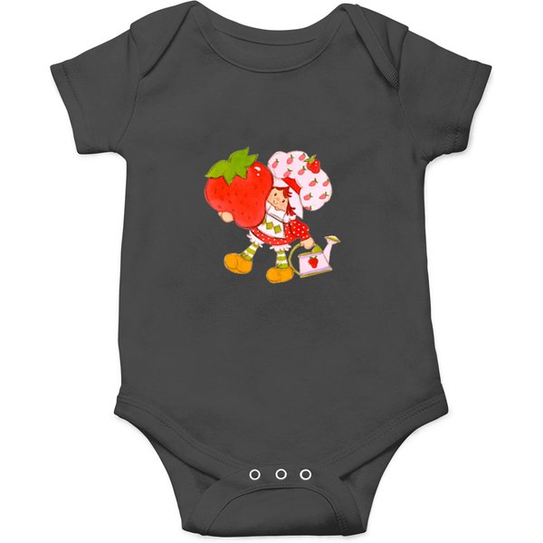 Strawberry Shortcake Classic Big Strawberry Pocket Onesies-image