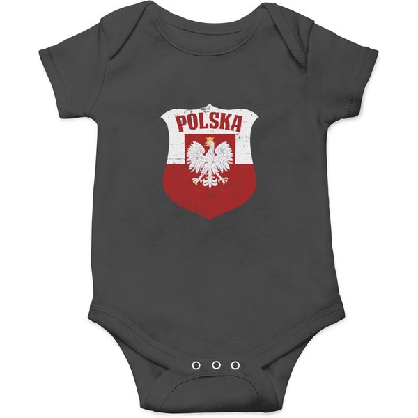 Polish Flag With Eagle Onesies