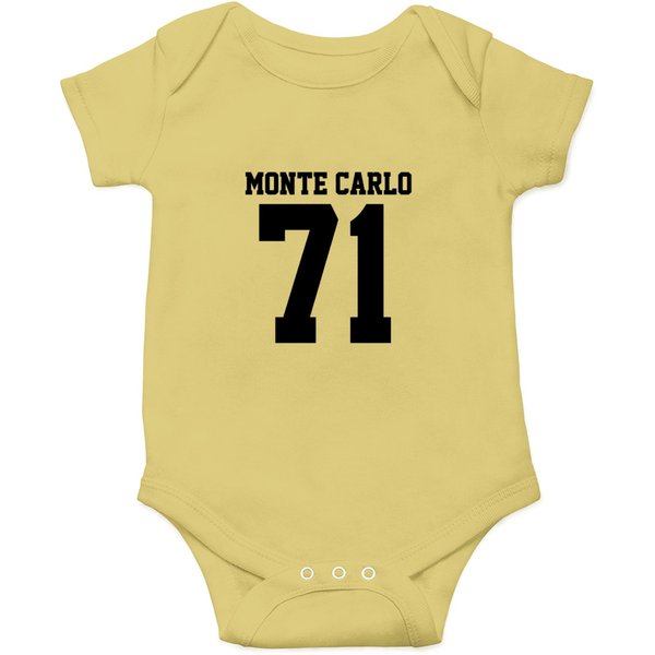 Monte Carlo 71 Old School Muscle Car Onesies-image