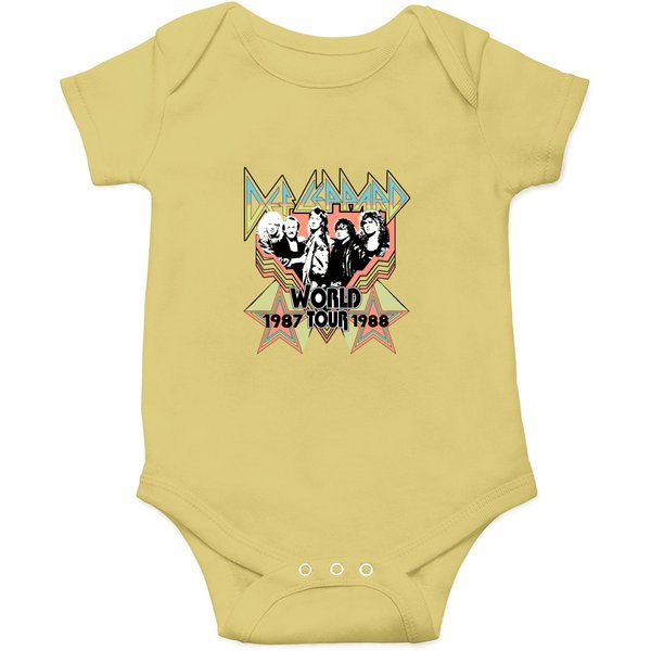 Def Leopard World Tour | Vintage | Band Onesies-image