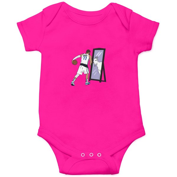 Luka Doncic Mirror Goat Onesies-image