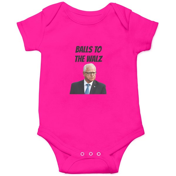 Tim Walz "Ballz To The Walz" Unisex Heavy Cotton Onesies Onesies-image