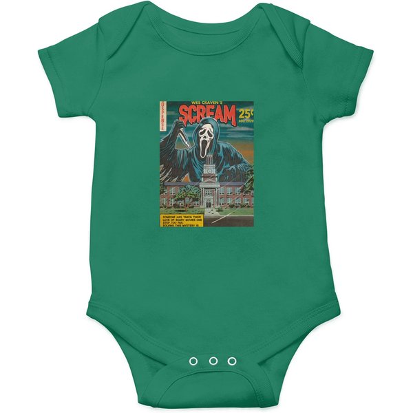 Scream Graphic Onesie-image
