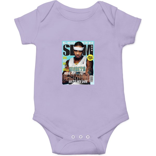 Carmelo Anthony Slam Cover Onesies, Basketball Onesies-image
