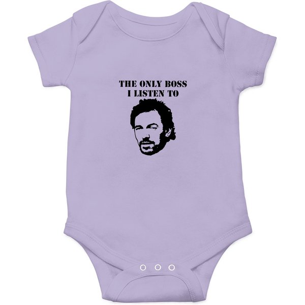 The Only Boss I Listen To Is Bruce Springsteen Onesies-image