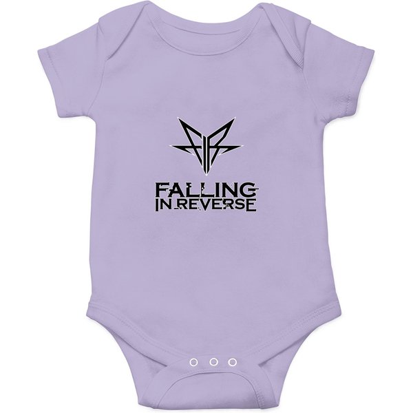 Falling In Reverse Rock Logo Onesies-image
