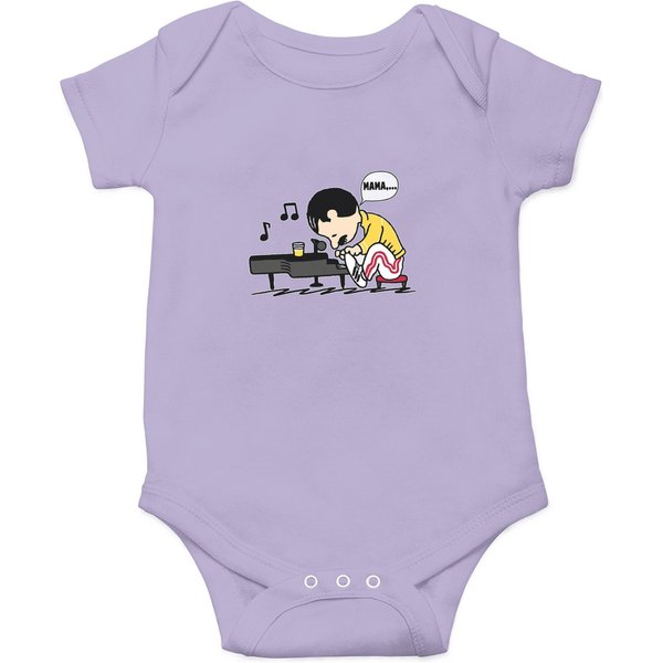 Mama Schroeder Playing Piano Freddie Mercury Onesies-image