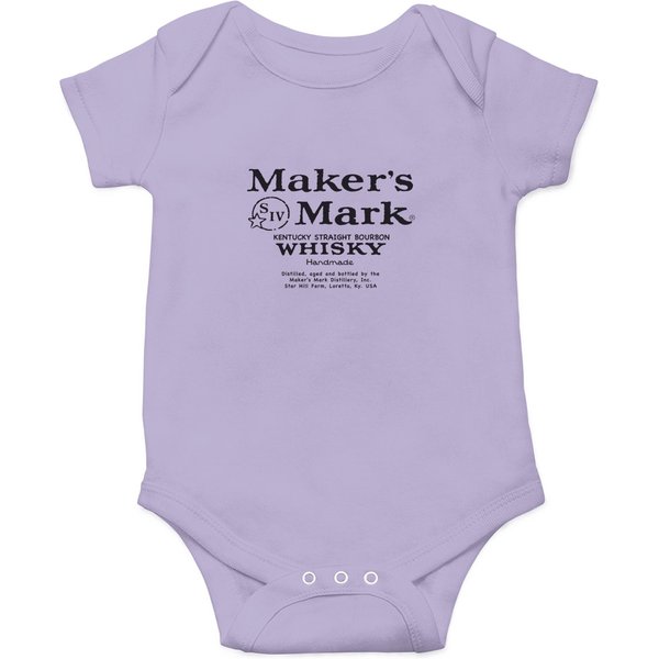 Maker's Mark- Bourbon Whisky Handmade-logo Onesies